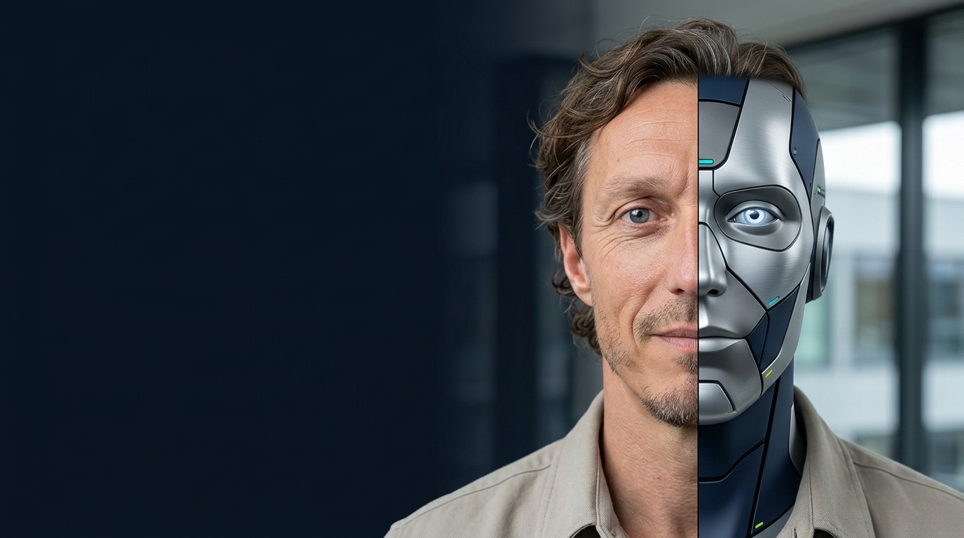 Robot Ruben als visuele verbeelding van Frits Financieel